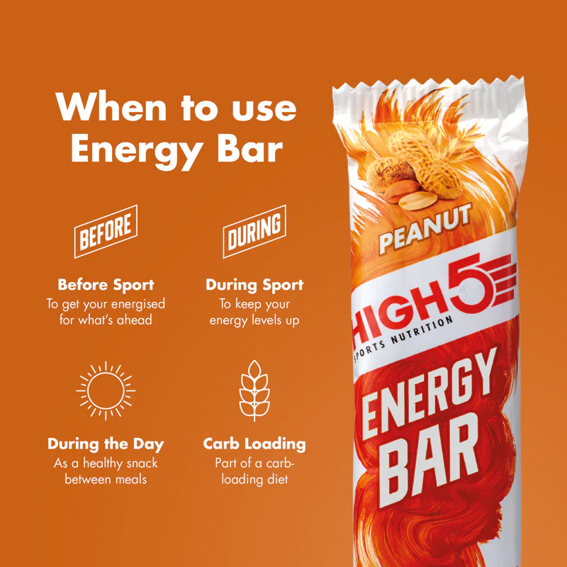 High 5 ENERGY BAR 55 g - PRÍCHUŤ: karamel