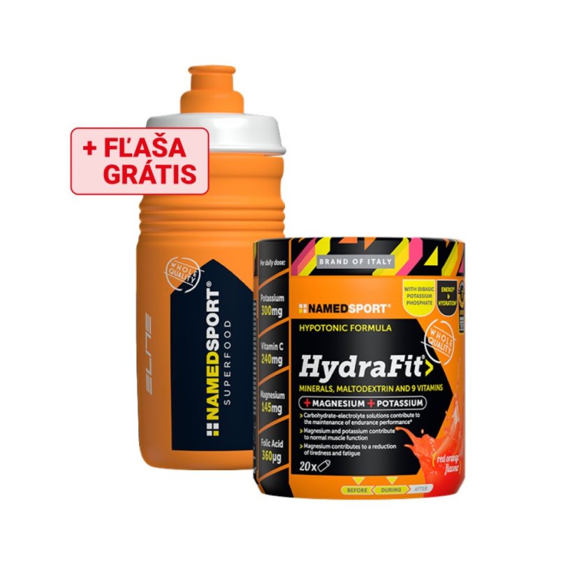 NamedSport HYDRAFIT 400 g + fľaša Elite - GRÁTIS