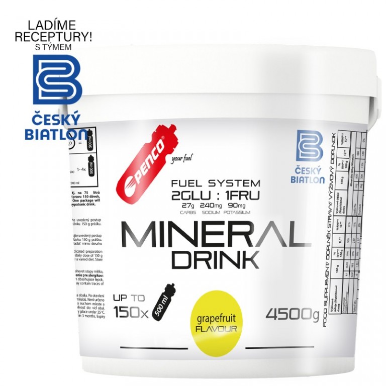 Penco MINERAL DRINK 4500 g - PRÍCHUŤ: pomaranč