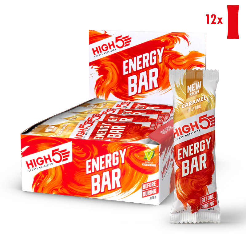High 5 ENERGY BAR 55 g - PRÍCHUŤ: karamel