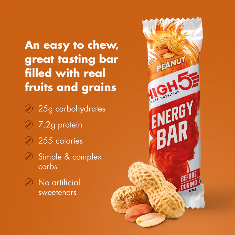 High 5 ENERGY BAR 55 g - PRÍCHUŤ: karamel