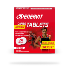 Enervit CARBO TABLETS 24 tbl citrón