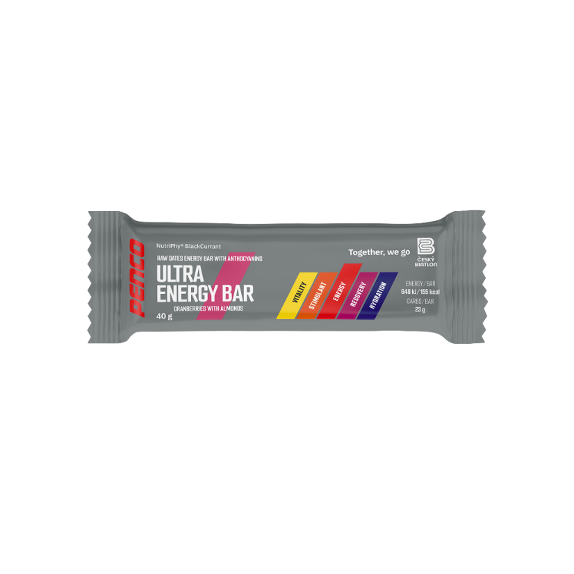 Penco ULTRA ENERGY BAR 40 g - PRÍCHUŤ: brusnica
