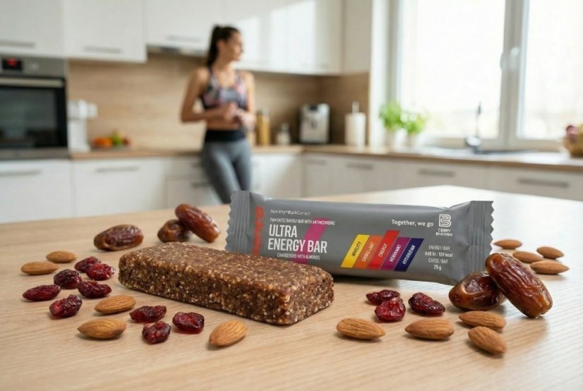 Penco ULTRA ENERGY BAR 40 g - PRÍCHUŤ: brusnica
