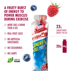 High 5 ENERGY GEL AQUA 66 g