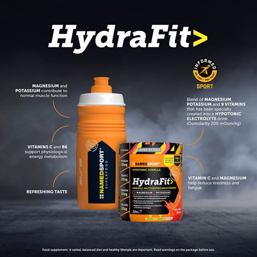 NamedSport HYDRAFIT 400 g + fľaša Elite - GRÁTIS