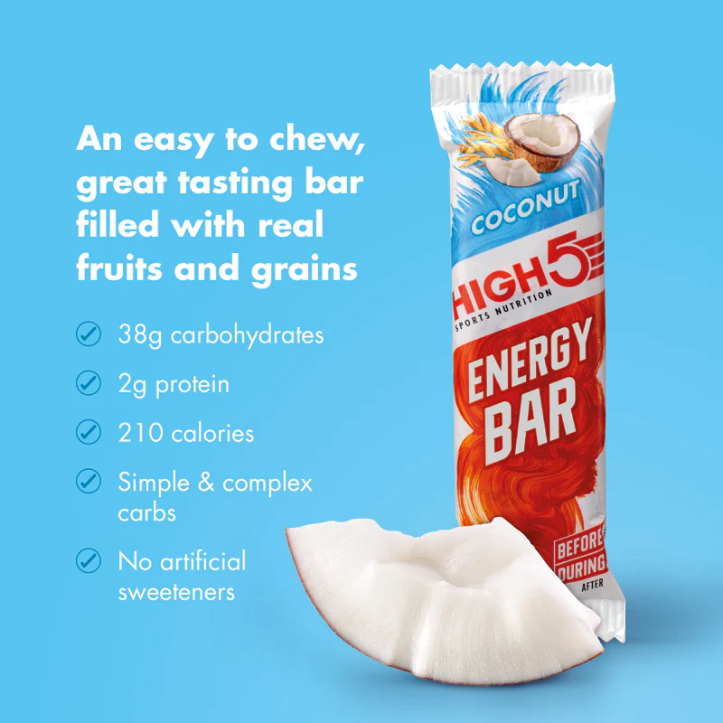 High 5 ENERGY BAR 55 g - PRÍCHUŤ: karamel
