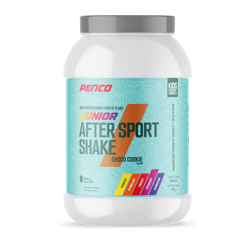 Penco JUNIOR AFTER SPORT SHAKE 1500 g - PRÍCHUŤ: malina