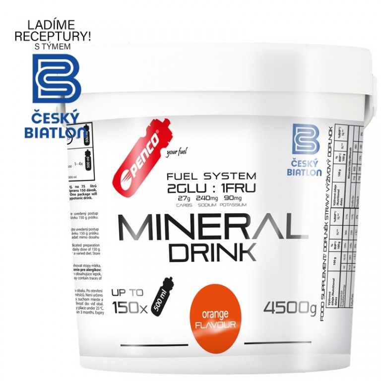 Penco MINERAL DRINK 4500 g - PRÍCHUŤ: pomaranč